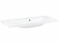 Bester Verkauf 🥰 Mineralgussbecken Trentino - 110/35/51 cm in weiß 🔔