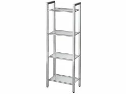 Beste Bewertungen von 🧨 Badezimmer-Regal Linda - 30/87/17 cm in silberfarben 👍