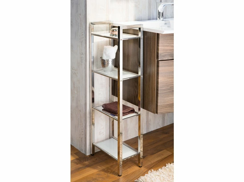 Beste Bewertungen von 🧨 Badezimmer-Regal Linda - 30/87/17 cm in silberfarben 👍 – Bild 2