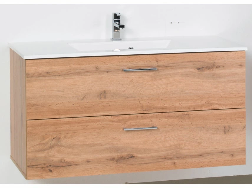 Bester Verkauf 🎉 Waschtisch-Set Best - 99/53/45 cm in braun 😀 – Bild 8