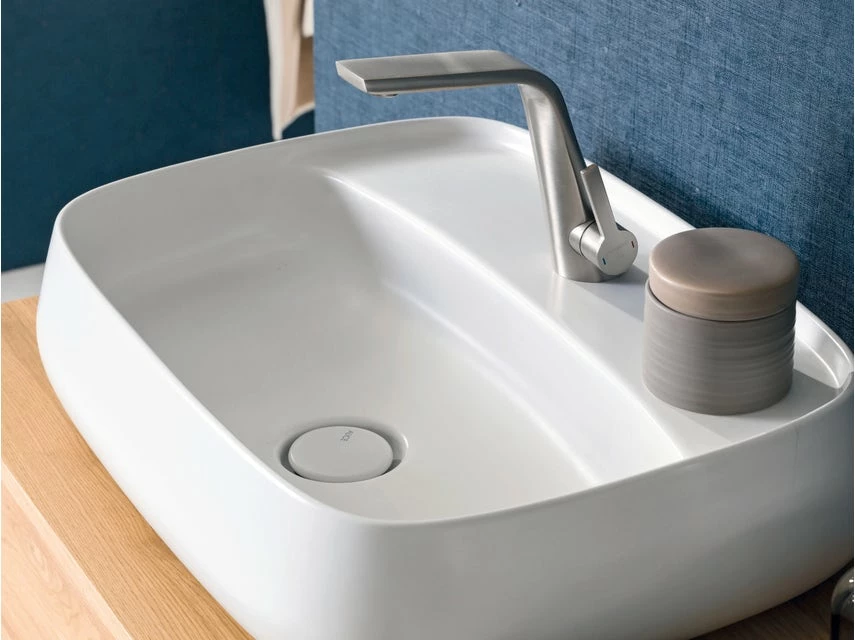 Am billigsten 😉 Waschbecken Nur - 60/15/45 cm in weiß ✨ – Bild 4