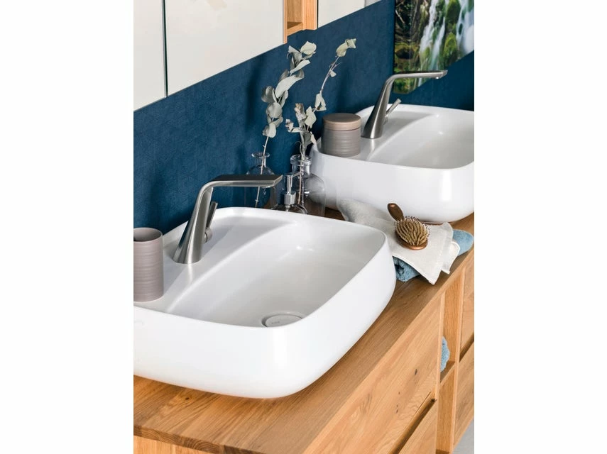 Am billigsten 😉 Waschbecken Nur - 60/15/45 cm in weiß ✨ – Bild 5