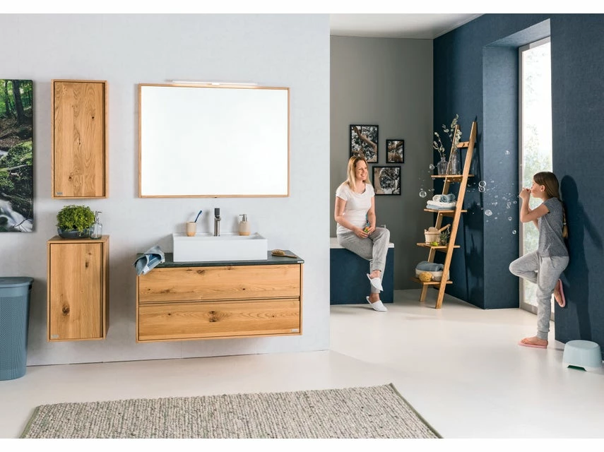 Aktion ⭐ Strasser Waschtischplatte - 107/2/51,3 cm in grau ⭐ – Bild 3