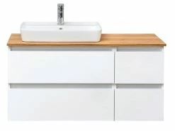 Billig 🥰 Waschtisch-Set Marie - 113 cm in weiß 🛒