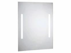 Coupon 😉 Flachspiegel Sascha - 60/80/2,5 cm in silberfarben 💯