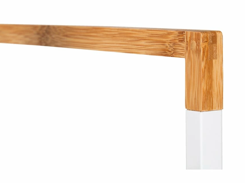 Brandneu 💯 Badezimmer-Regal White Bamboo - 40/74/31,5 cm in weiß 🧨 – Bild 5