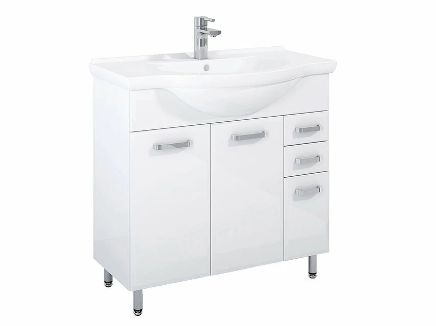 Neu 👏 Vivre Keramikbecken Amigo - 85,5/38,5/49,5 cm in weiß 🧨 – Bild 2