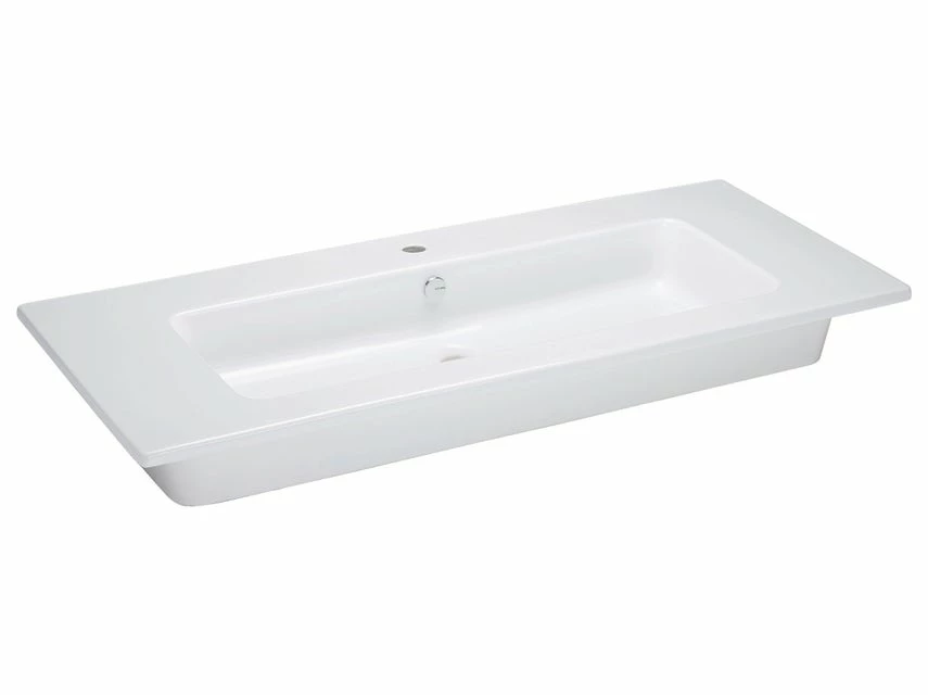 Rabatt 🔥 Die grüne Linie Keramikbecken Lina - 121x51 cm in weiß 🎉 – Bild 3