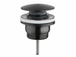 Billig 🔥 Ablauf Push-up Ventil Itaca in schwarz 😀