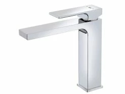 Billig 👏 Waschtisch-Armatur Soller - L in silberfarben ⭐