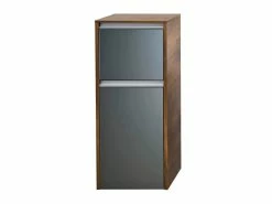 Coupon 🥰 Aquarell Highboard Bordeaux - 33,3/78,4/33 cm in grau 🥰