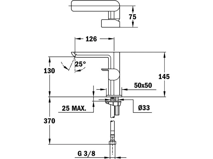 Aktion 🧨 Waschtisch-Armatur Formentera in silberfarben 🌟 – Bild 2