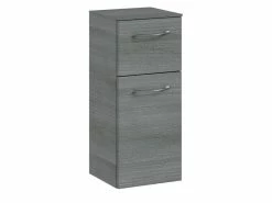 Neu 🌟 Aquarell Highboard Athen - 30/73/33 cm in grau 👏