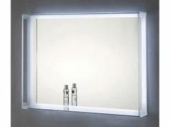 Brandneu 😀 Flachspiegel Beatrice - 90/50/11 cm in transparent ⌛