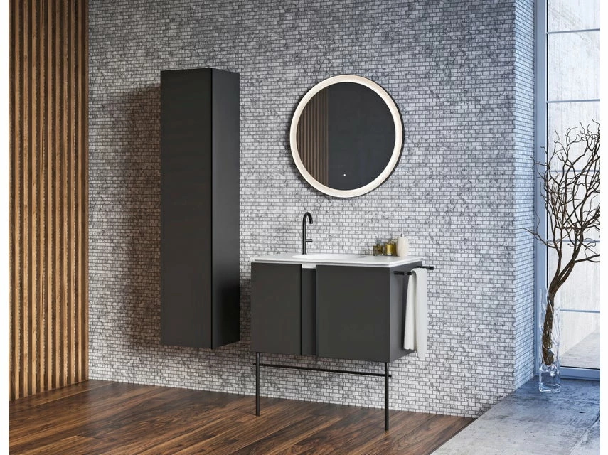 Rabatt ✨ Coraggio Forma Flachspiegel Kano - 70x3,3 cm in schwarz 🤩 – Bild 2