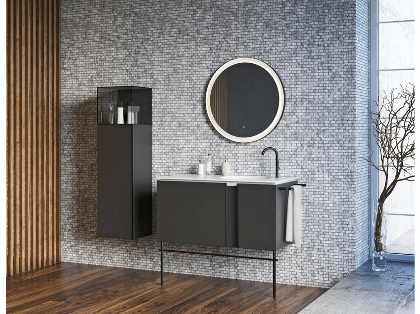 Rabatt ✨ Coraggio Forma Flachspiegel Kano - 70x3,3 cm in schwarz 🤩 – Bild 3