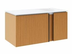 Budget 💯 Coraggio Forma Waschtisch-Set Kano rechts - 101/50,6/50 cm in braun 🔔