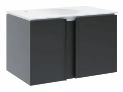 Am billigsten 🌟 Coraggio Forma Waschtisch-Set Kano - 81/50,6/50 cm in grau 🎁