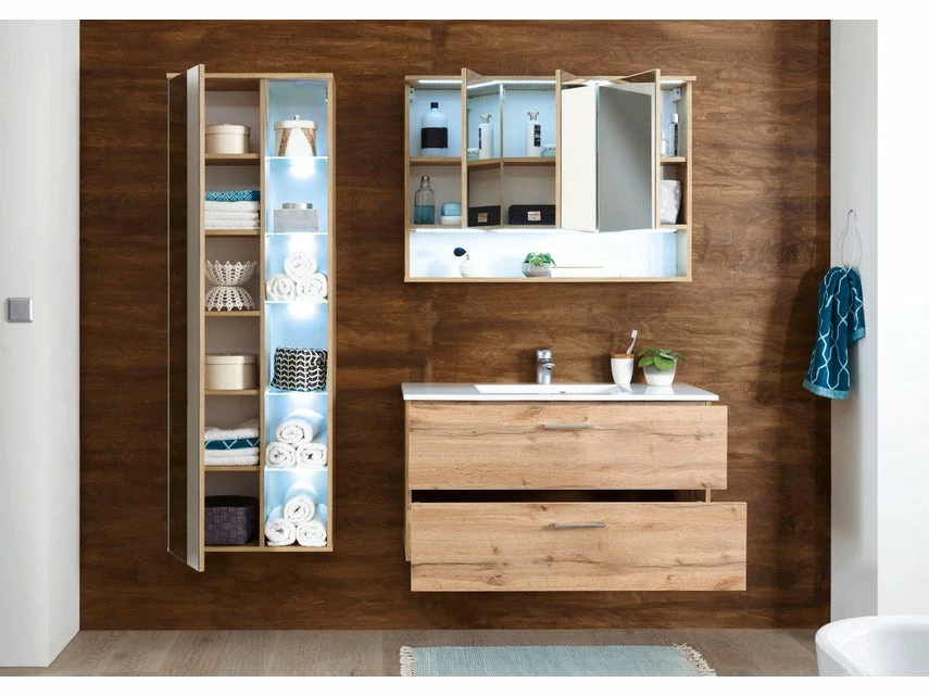 Bester Verkauf 🎉 Waschtisch-Set Best - 99/53/45 cm in braun 😀 – Bild 7