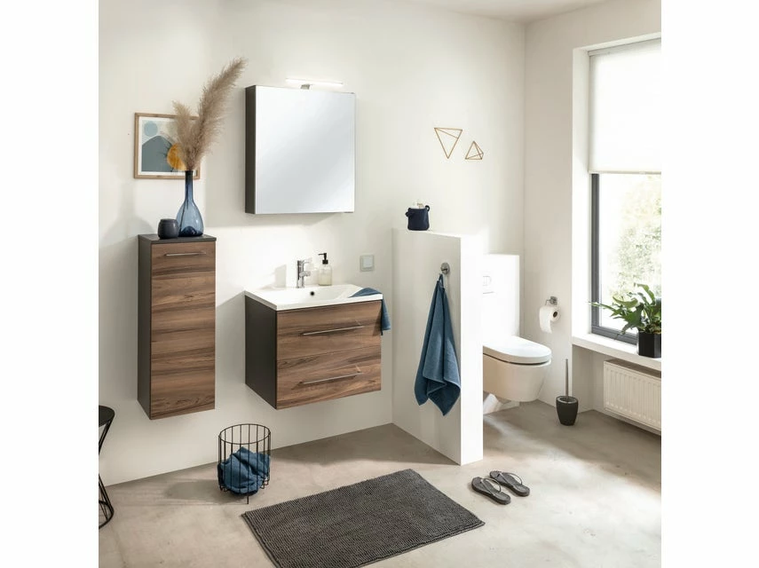 Besorgen ❤️ Coraggio Forma Waschtisch-Set Lacona - 2-teilig in dunkelbraun 🧨 – Bild 2