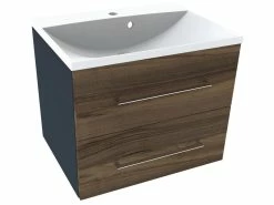 Besorgen ❤️ Coraggio Forma Waschtisch-Set Lacona - 2-teilig in dunkelbraun 🧨