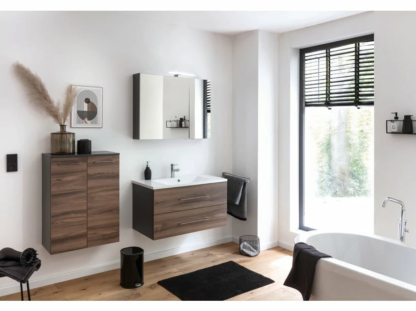 Blitzangebot 🎉 Coraggio Forma Waschtisch-Set Lacona - 2-teilig in dunkelbraun 🎉 – Bild 8