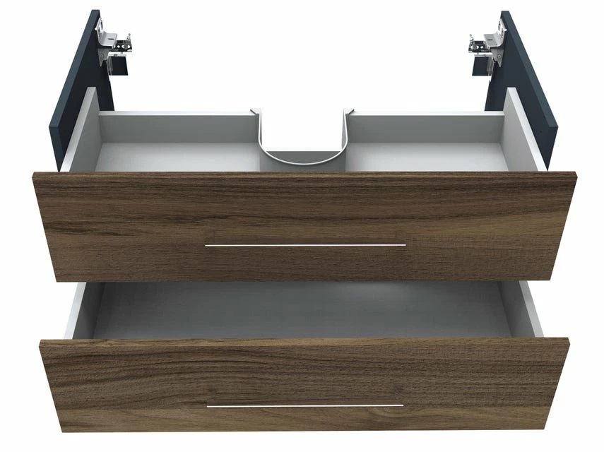 Blitzangebot 🎉 Coraggio Forma Waschtisch-Set Lacona - 2-teilig in dunkelbraun 🎉 – Bild 3