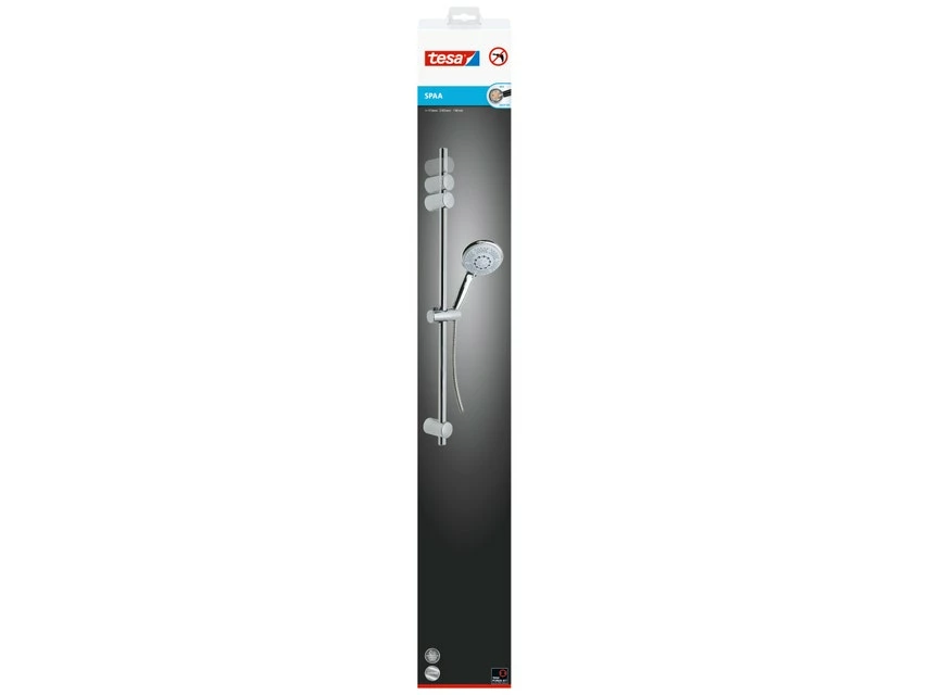 Besorgen ✔️ Tesa Brausestangenset Spaa - 90,5 cm in silberfarben 🌟 – Bild 4