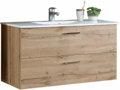 Bester Verkauf 🎉 Waschtisch-Set Best - 99/53/45 cm in braun 😀