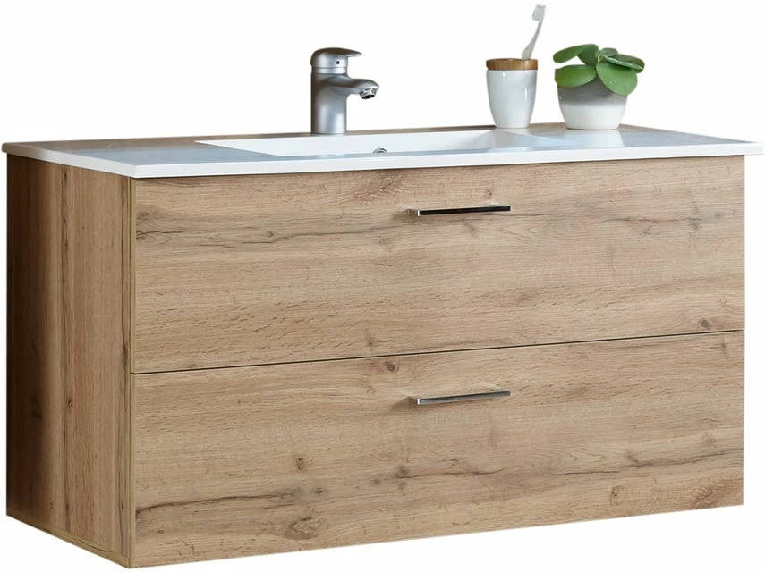 Bester Verkauf 🎉 Waschtisch-Set Best - 99/53/45 cm in braun 😀